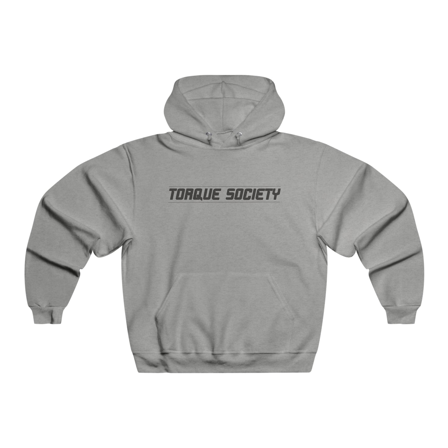 Men's (Black/White Logo) Hooded Sweatshirt