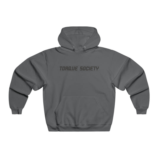 Men's (Black/White Logo) Hooded Sweatshirt