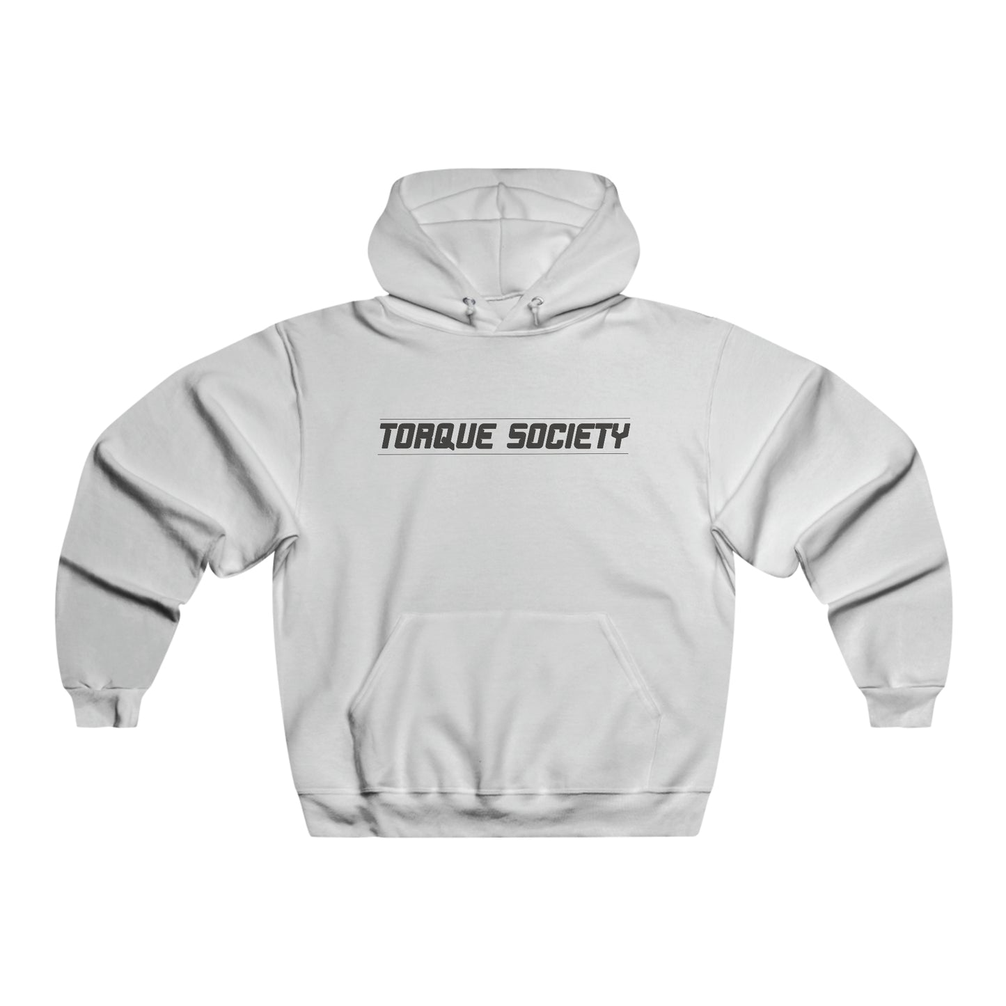 Men's (Black/White Logo) Hooded Sweatshirt