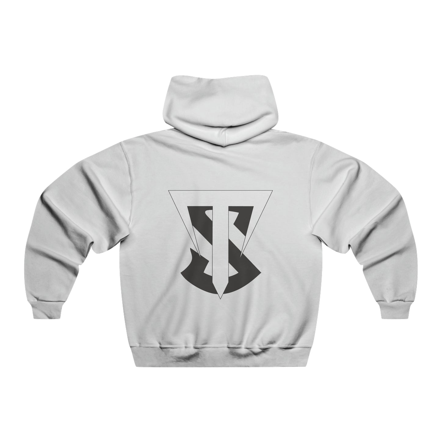 Men's (Black/White Logo) Hooded Sweatshirt