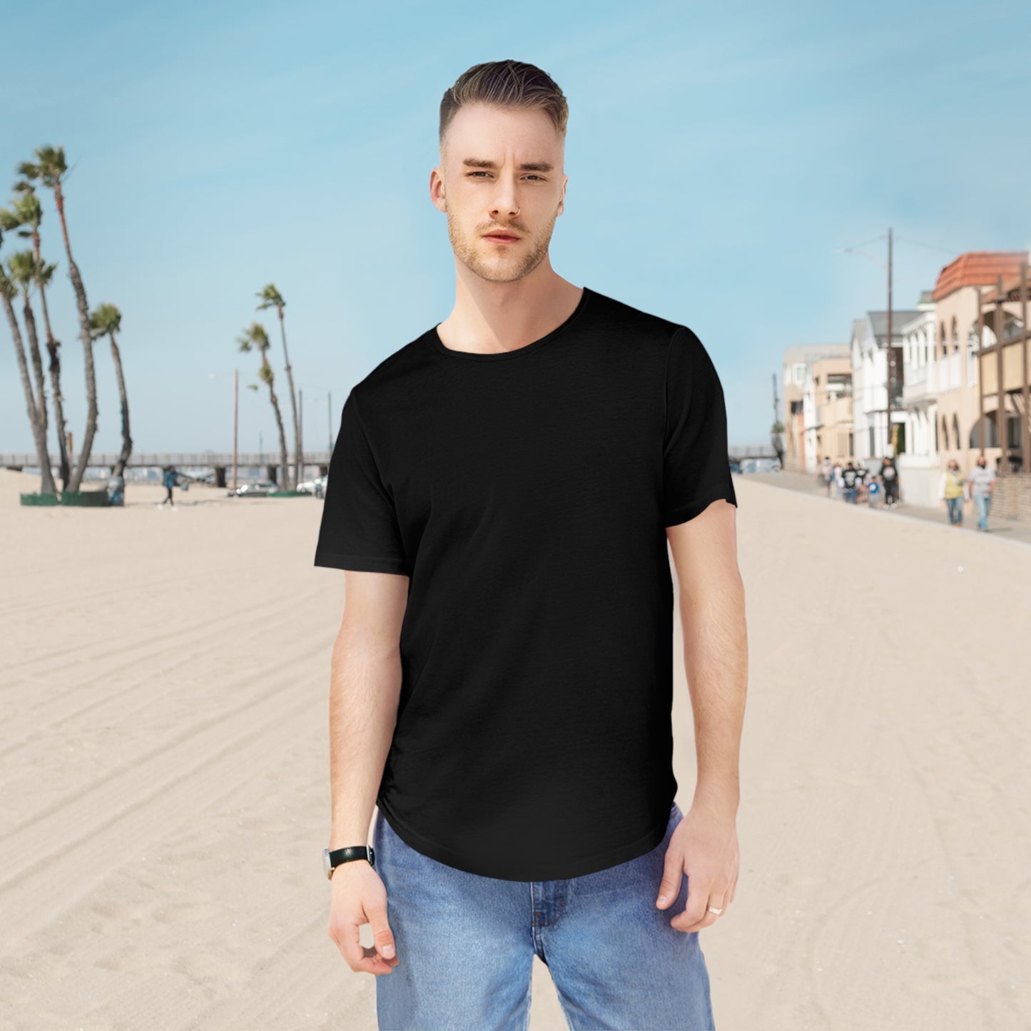 Men's Curved Hem Tee