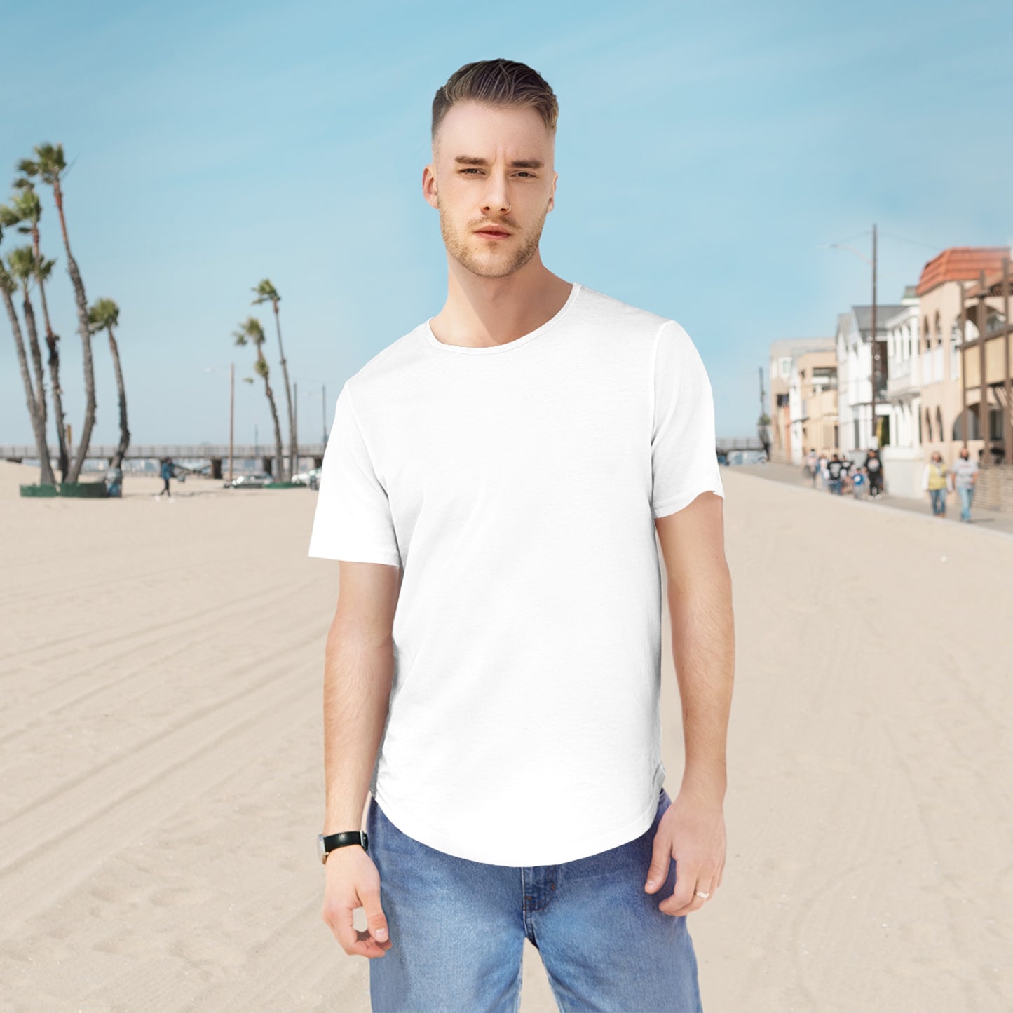 Men's Curved Hem Tee