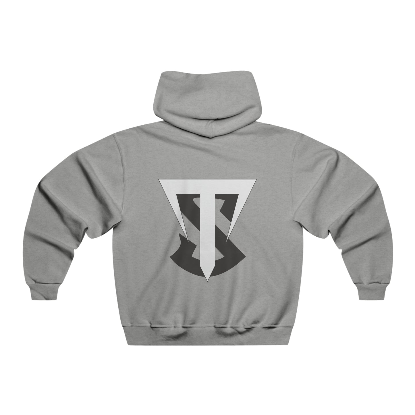 Men's (Black/White Logo) Hooded Sweatshirt