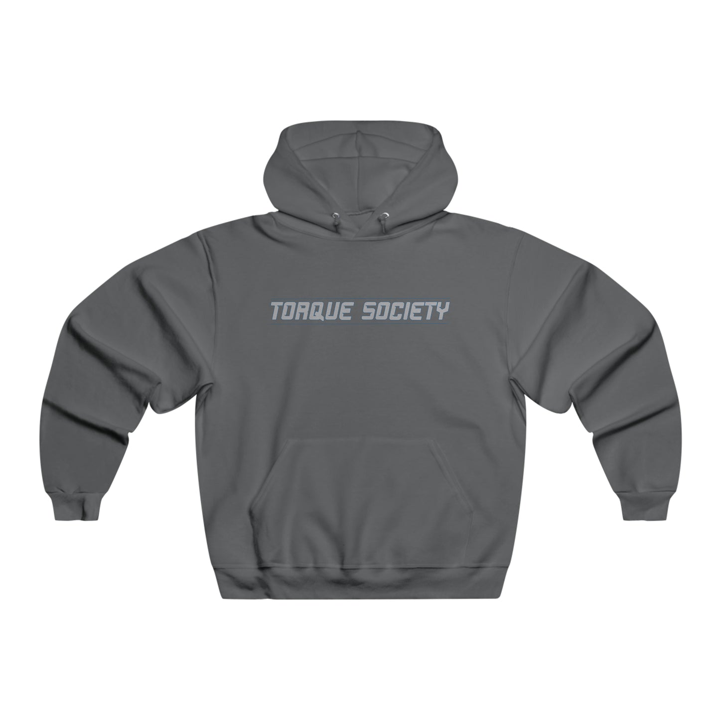 Men's (Blue/Gray Logo) Hooded Sweatshirt