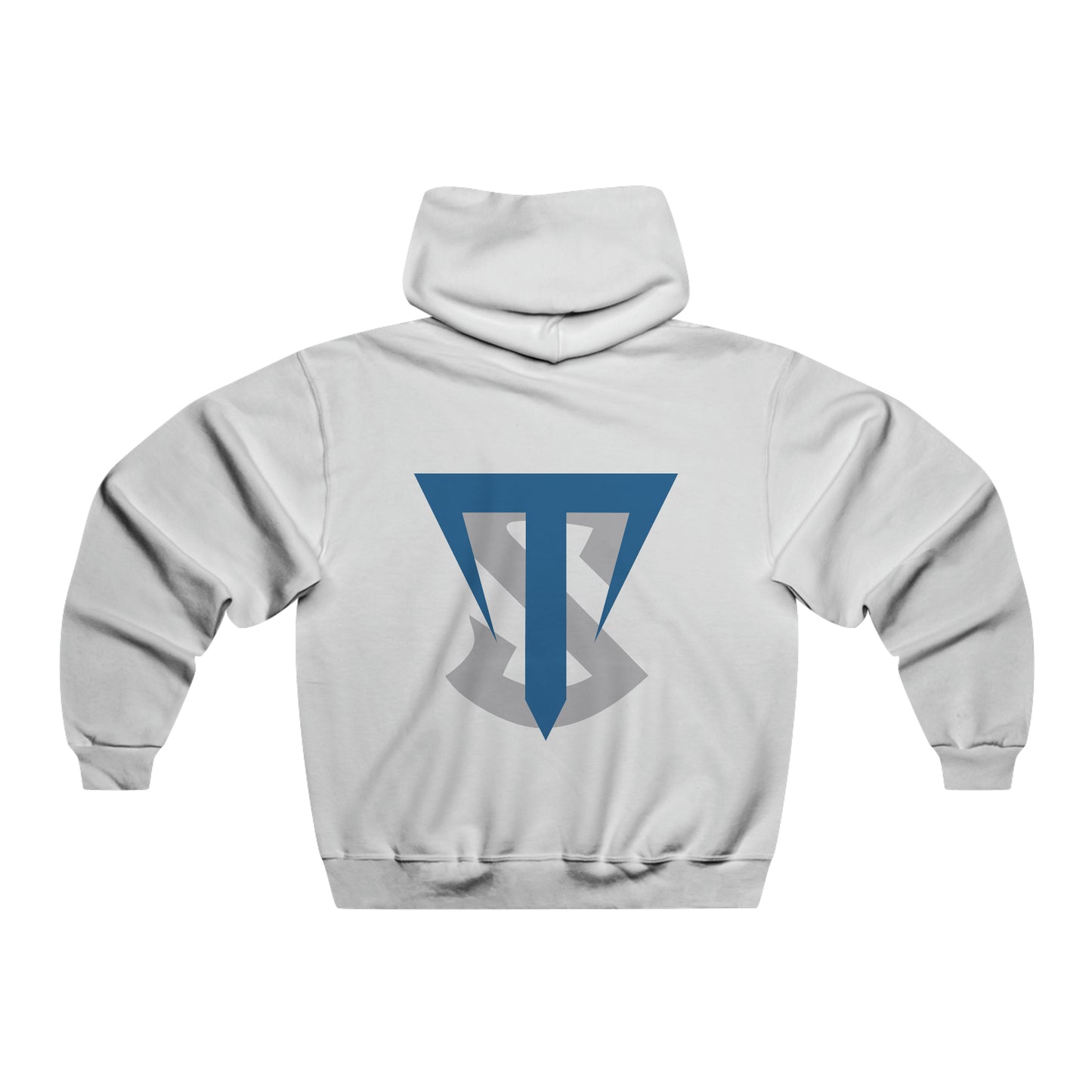 Men's (Blue/Gray Logo) Hooded Sweatshirt